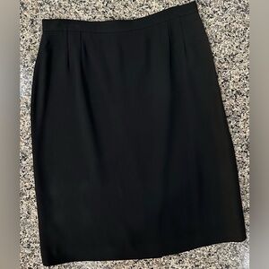 ✨VTG EUC✨ Giorgio Armani Le Collezioni BLACK Pencil SKIRT Gruppo GFT Era Size 14